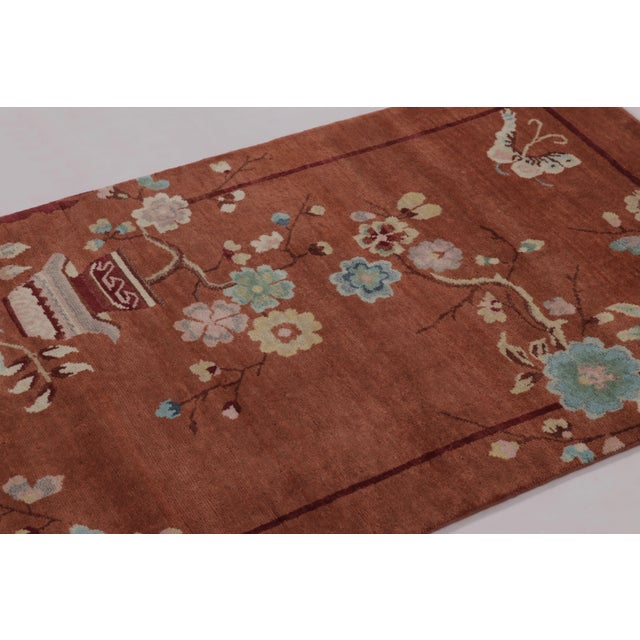 Hand-knotted in high-quality wool, this 3x5 accent rug by Rug & Kilim is directly inspired by the rich history of antique...