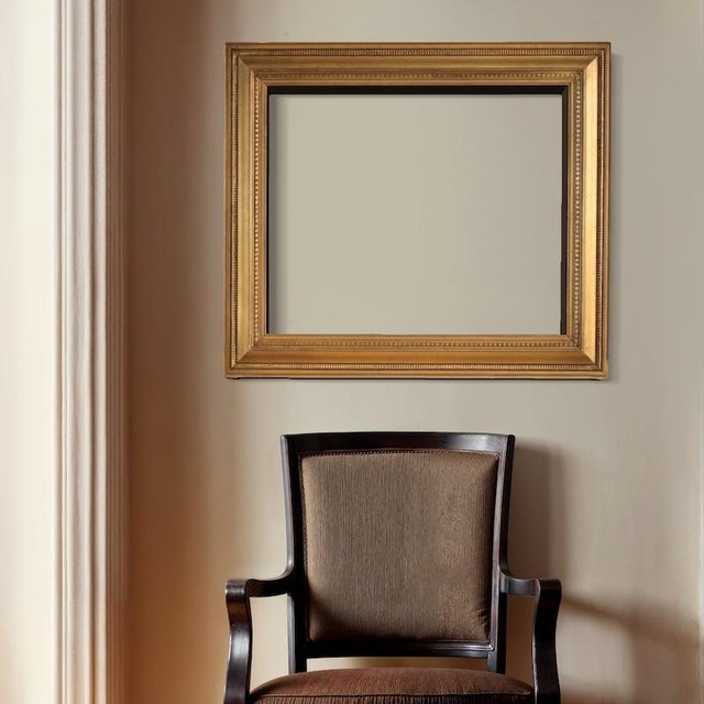 Vintage Italian Gilded Wood and Plaster Frame, 1950 For Sale - Image 3 of 14