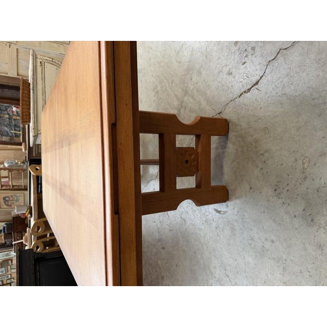 Wood Extendable Table by Guillerme and Chambron for Votre Maison, 1970s For Sale - Image 7 of 18