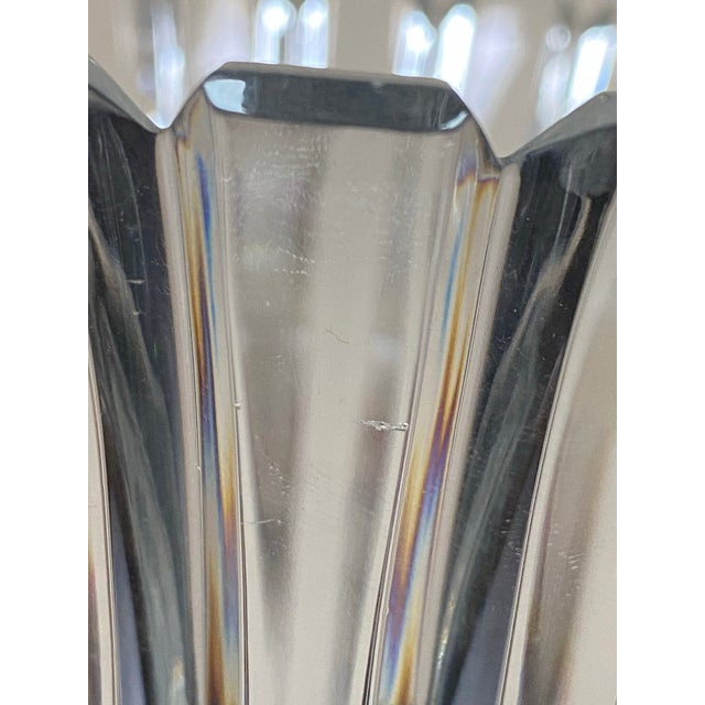 Tiffany and Co. Late 20th Century Tiffany & Co Cut Crystal Vase For Sale - Image 4 of 12