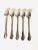 Shabby Chic 1990's Oneidacraft Deluxe Stainless "Chateau" Pattern Teaspoons- Set of 5 For Sale - Image 3 of 4