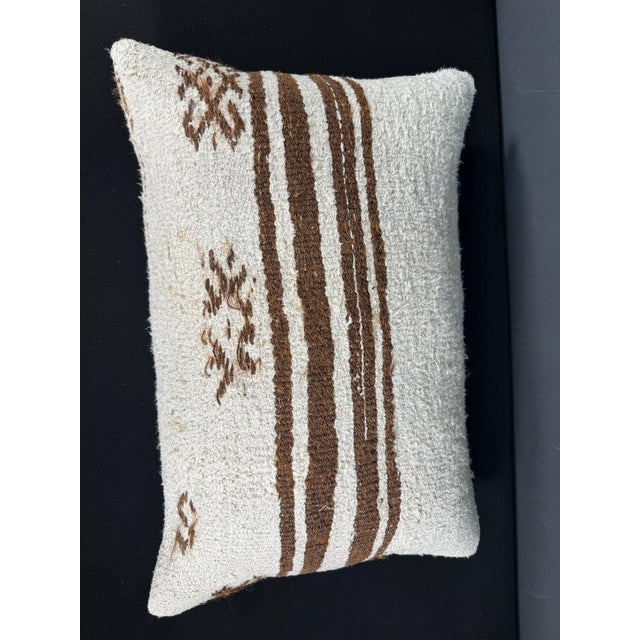 Turkish Hemp Pillow Cushion Natural Beige Brown Pillow Cushion Cover 16" x 24" #30140 Enhance your home decor with our...