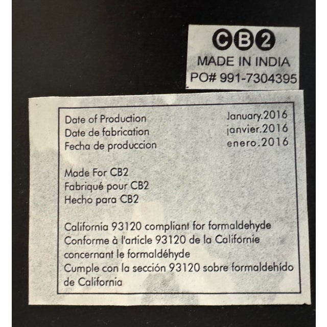 Cb2 Stern Counter Table For Sale - Image 11 of 12