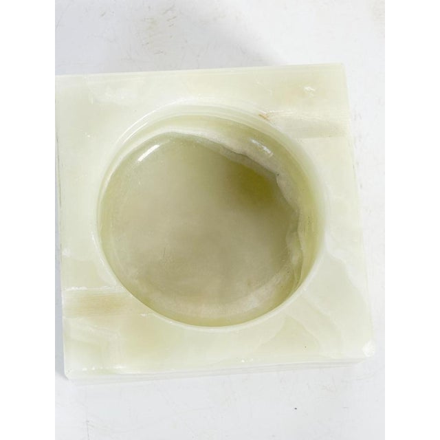 Gemstone Green Onyx Ashtray, France, 1950s For Sale - Image 7 of 13