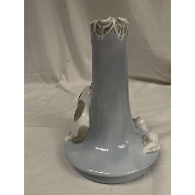 Bing & Grondahl Porcelain Vase attributed to Bing & Grondahl, 1940s For Sale - Image 4 of 9