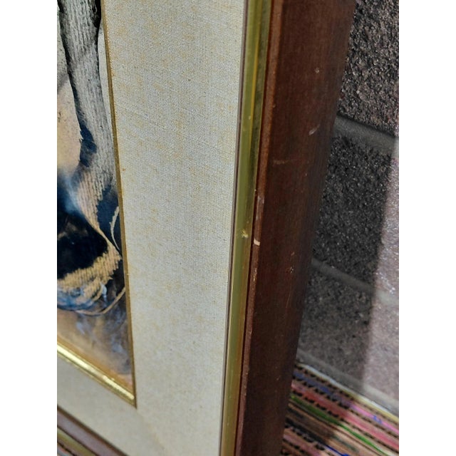 Framed Signed J. Akston "Primordial Chaos" Mixed Media on Board For Sale - Image 9 of 15