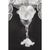 Contemporary Venetian White and Transparent Floral Murano Glass Wall Sconce by Simoeng for Simoeng For Sale - Image 3 of 7
