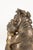 Modern Brutalist Fashionista Hippopotamus Cast Metal Sculpture Signed g.g. 1973 For Sale - Image 4 of 6