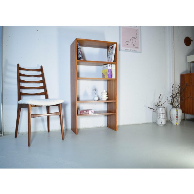 Brown Danish Teak Bookshelf, 1970s For Sale - Image 8 of 9