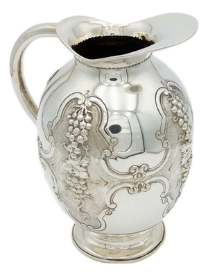 Silver Wine Jug with Reliefs