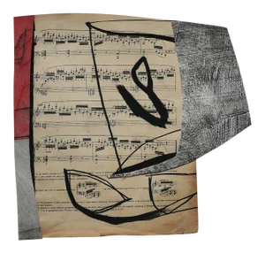 Musical Notes Mixed Media by Tommaso Cascella, 2009
