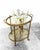 Vintage French Brass Bar Cart from Maison Baguès For Sale - Image 11 of 13