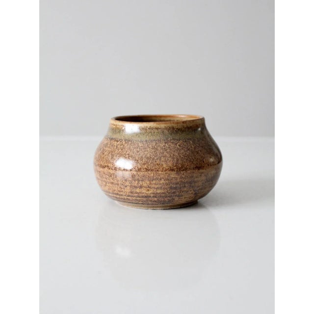 Late 20th Century Vintage Studio Pottery Vase For Sale - Image 5 of 8