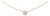 Late 20th Century 14K Yellow Gold Estate Champagne Diamond Slide Pendant Necklace For Sale