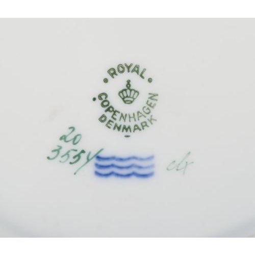 Flora Danica Openwork Lunch Plate with Flowers from Royal Copenhagen, 1958 For Sale - Image 6 of 7