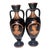 1950s Greco Greek Roman Style God & Goddess Miniature Amphoras- Set of 2 For Sale