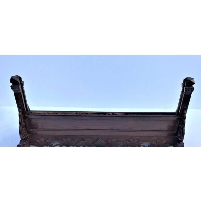 Mid 19th Century Large Antique Mid 19th Century Wood Stand for a Screen or Painting For Sale - Image 5 of 13