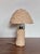 Contemporary Handmade Beige Table Lamp: Mashroom Shape Ceramic Lamp in Modern Interior Style For Sale - Image 3 of 6