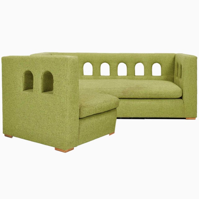 Roy McMackin Postmodern Romanesque Sectional Sofa, Domestic Furniture, 1990s, USA. Provenance: Private Collection, Los...