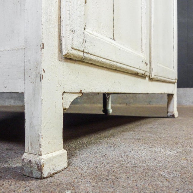 White White Brocante Bakery Cabinet, 1900s For Sale - Image 8 of 15