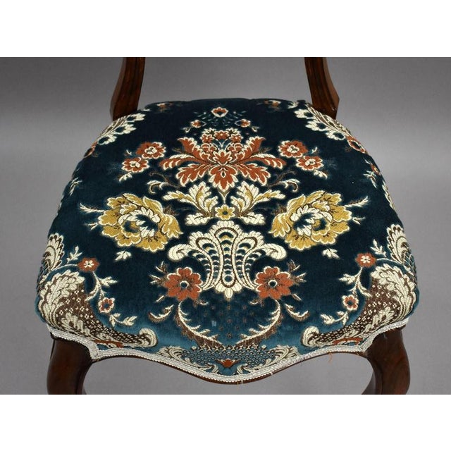 Antique Victorian Mahogany Balloon Back Dining Chairs, 1860, Set of 6 For Sale - Image 9 of 10