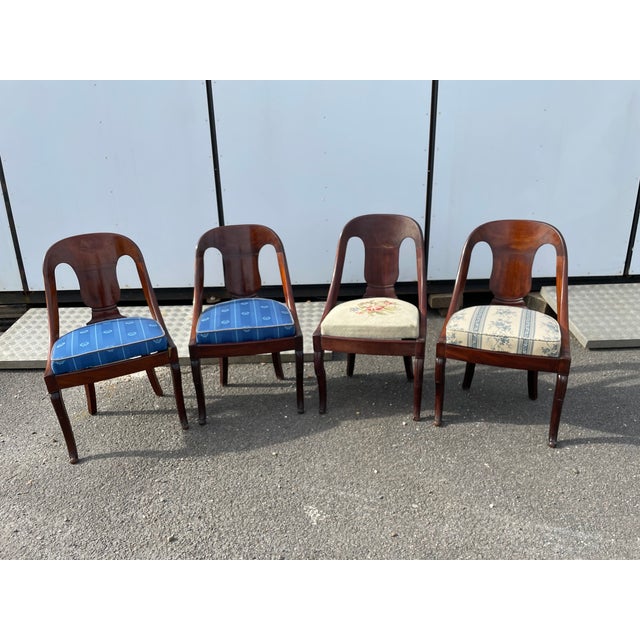 Set of Napoleon III Mahogany Chairs, Set of 4 For Sale - Image 18 of 18