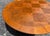 Mid-Century Modern Refinished Mid Century Round Parquetry Coffee Table For Sale - Image 3 of 8