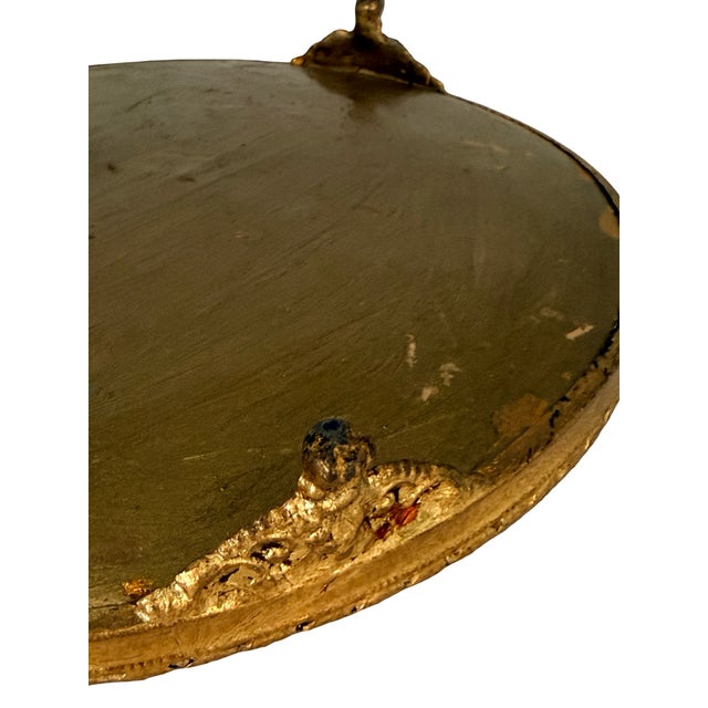 Late 19th Century French Rococo Ormolu Plateau Mirror Tray For Sale - Image 11 of 11