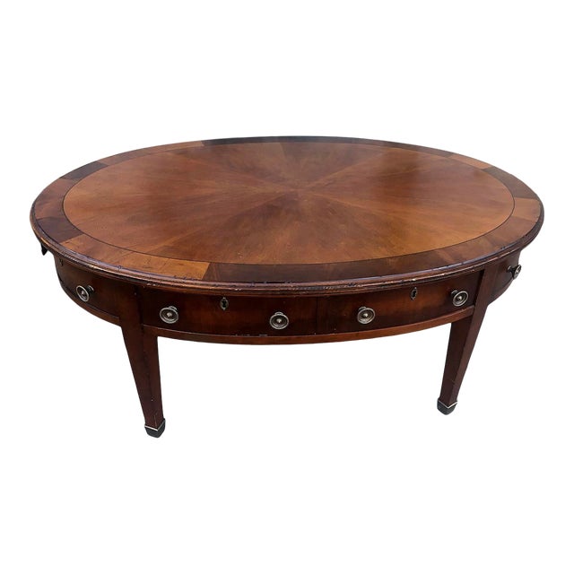 Vintage Oval Hekman Coffee Table Chairish
