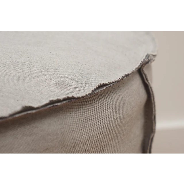 Maxim Small Round Pouf For Sale - Image 4 of 5
