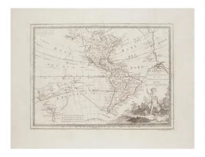 Unknown - The Americas - Vintage Map - 18th century