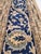 Antique Indo-Mahal, Handmade Oriental Rug, Blue, Taupe, Creams All-Over Design For Sale - Image 16 of 17