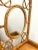 Mid-Century Tortoise Rattan Tabletop Mirror With Shelf For Sale - Image 11 of 12