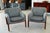 Mid-Century Modern Pair of Bill Stephens Knoll Model 1315 Lounge Chairs | Newly Upholstered in Rare Nos Vintage Knoll Kampala Fabric For Sale - Image 3 of 14