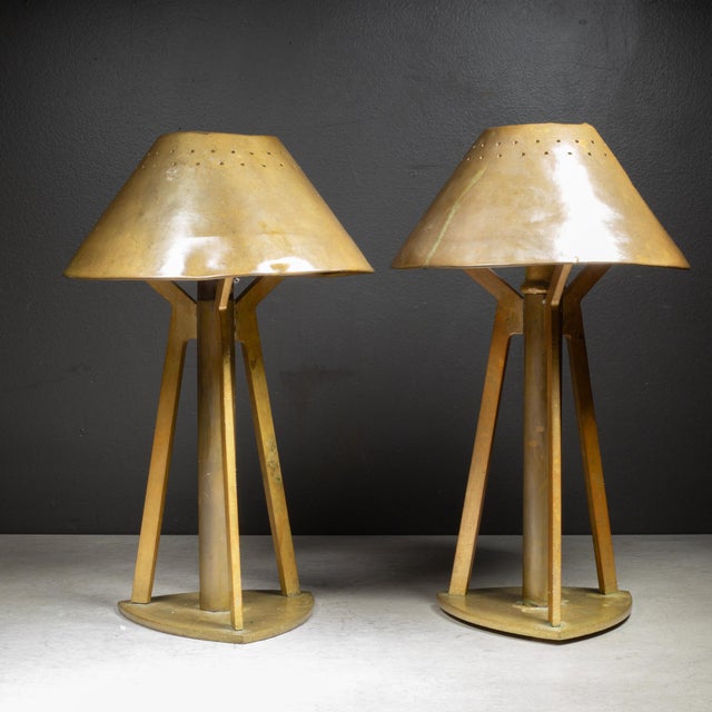 Mid-Century Modern Mid-Century Modern Brutalist Tripod Candle Holders c.1950-1960 For Sale - Image 3 of 8
