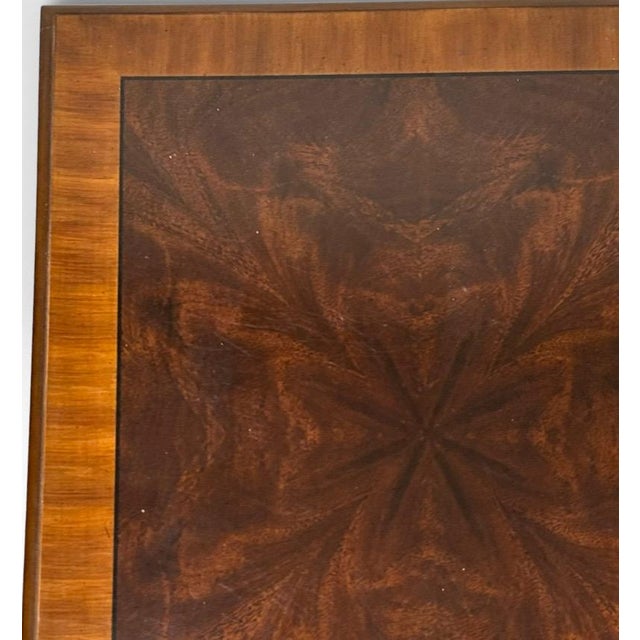 Pair of Vintage Drexel Heritage Chinese Chippendale Burlwood End Tables For Sale - Image 12 of 18