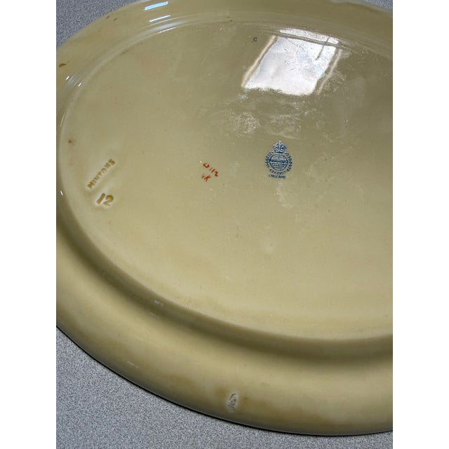 Art Deco Antique Minton England Rare Dragon Platter 13in For Sale - Image 3 of 8