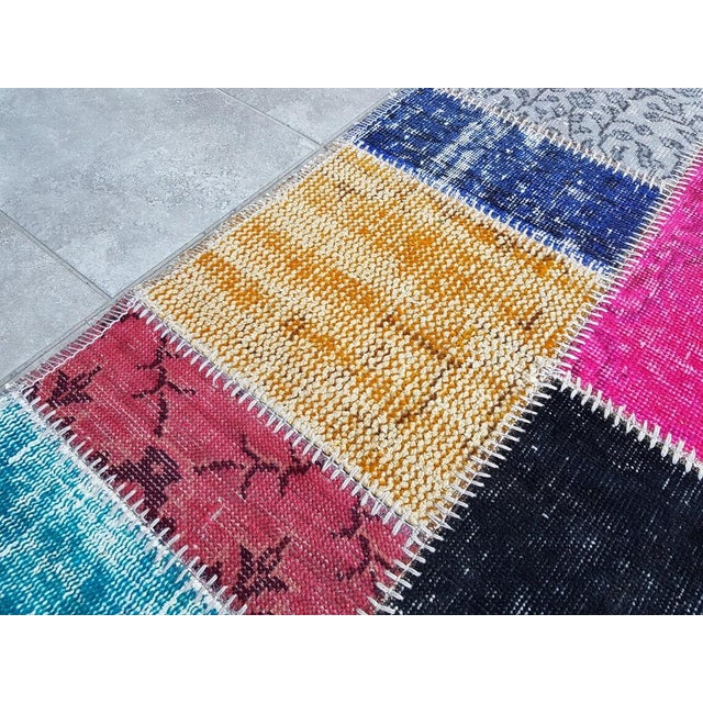 Vintage Handknotted Hallway Runner For Sale - Image 6 of 10