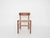 Wooden dining chair designed by borge mogensen for fdb mobler, model j-39 or shaker. With new wicker seating. Børge...