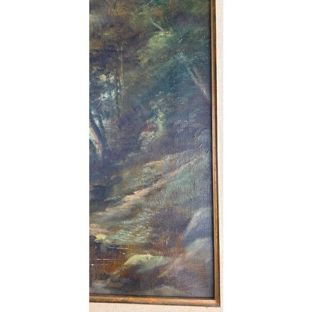 A. Mercier, Landscape, 1890s-1910s, Oil on Canvas For Sale - Image 4 of 9