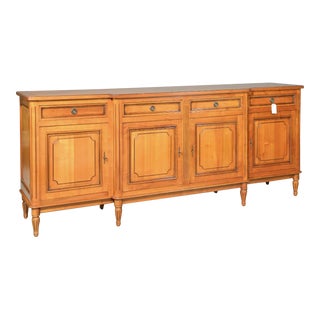 French Louis XVI Style Credenza Sideboard - Early 20th C For Sale