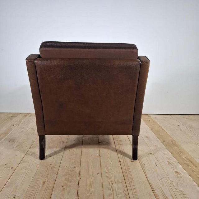Vintage Leather Chair, 1960s For Sale - Image 3 of 8