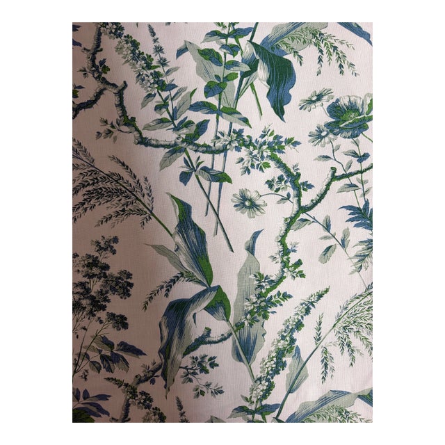 3 1/3 Yards Penny Morrison Sarah Vanrenenaspa Eau De Nil/Green Fabric For Sale