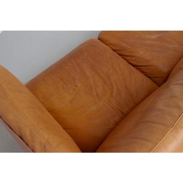 Three-Seater Ilona Safari Sofa in Leather by Arne Norell, Sweden, 1970s For Sale - Image 15 of 18