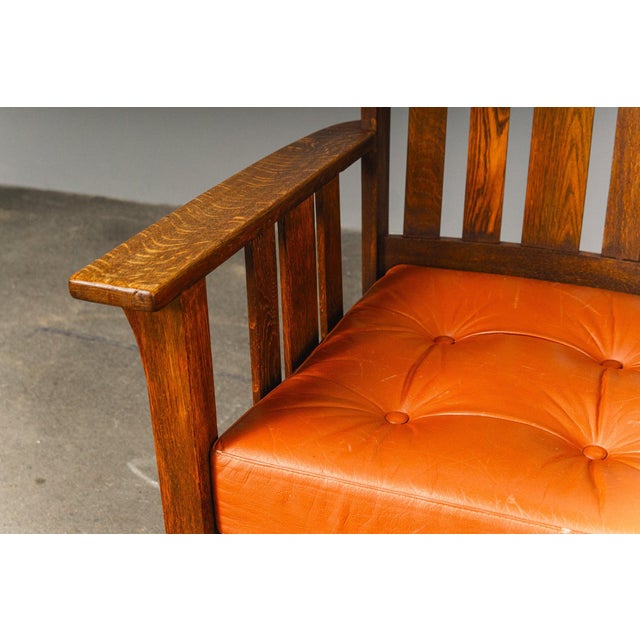 Art Nouveau Chair in Oak For Sale - Image 14 of 18