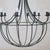 1980s Large Vintage Balloon Chandelier in Iron For Sale - Image 5 of 11