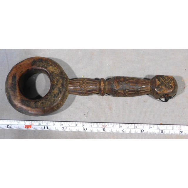 RARE ANTIQUE FOLK ART NEPALESE GHURRA 18TH / 19TH CENTURY DIMENSIONS About 9 1/4" x 3 1/4" x 1" DESCRIPTION A wonderful...