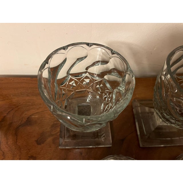 Antique 18th Century George III Anglo Irish Cut Crystal Glass Chestnut Urns - a Pair For Sale - Image 9 of 12