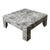 Vintage Boho Emperador Marble Coffee Table For Sale