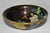 Vintage Chinese Cloisonné Bowl - Black with Yellow, Green, and Blue Accents This stunning vintage Chinese cloisonné bowl...